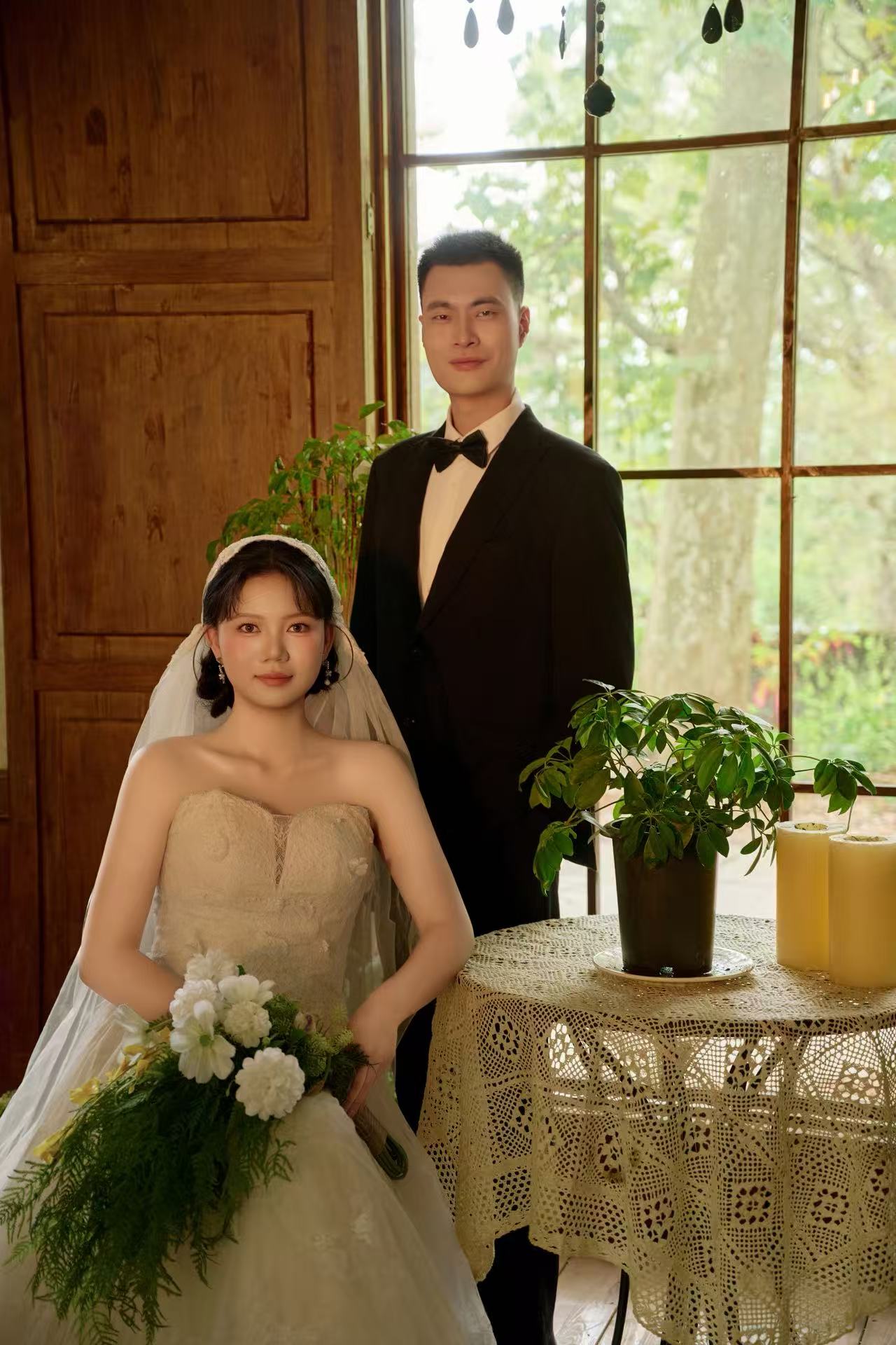 新人婚礼合影